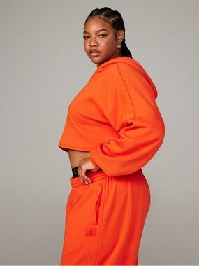 Essentials Cropped Sweat Set